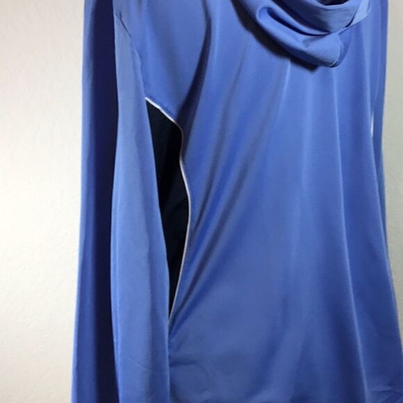 Oleg Cassini Sport Jacket Vintage Blue Hoodie Track Athletic Top Size 2X - Picture 6 of 14